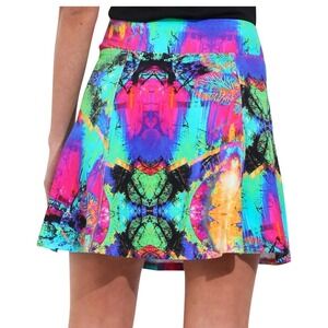 DonaJo surreal 15.5 tennis pickleball athletic skirt skort Sz 2 Lg  pleated